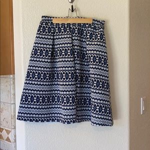 Blue skirt